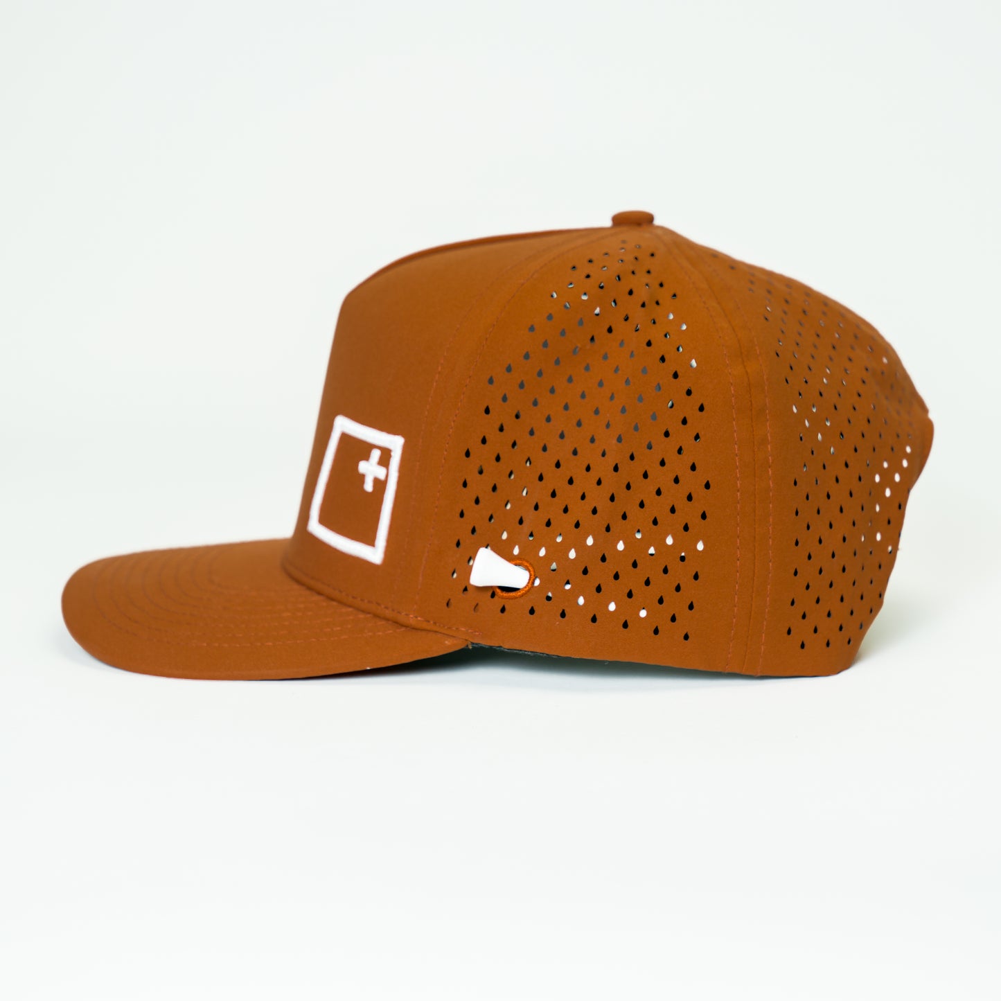 Performance Golf Hat Snap Back Water Resistant Hat with Puff Logo and Tee Holder