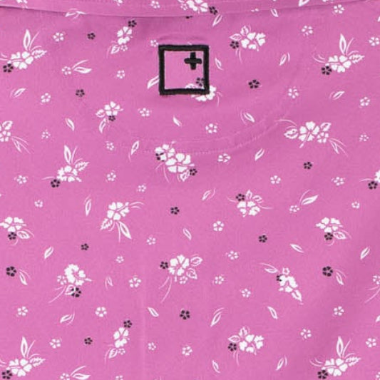The Pink Hibiscus Performance Jersey Polo